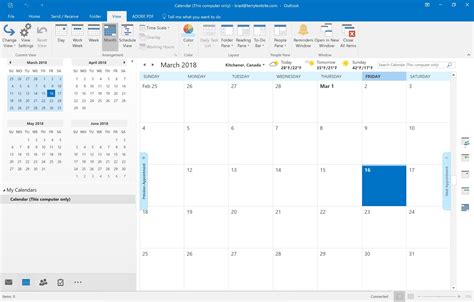 Outlook Calendar