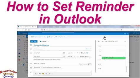 Outlook Reminder Extensions