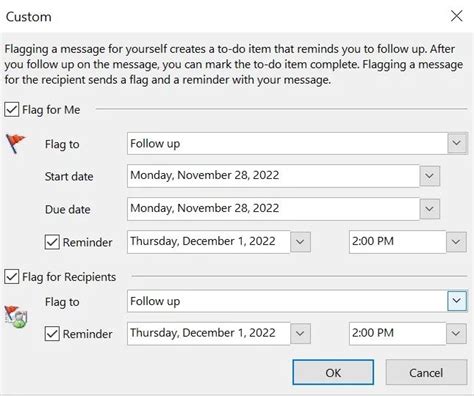 Outlook Reminder Tricks