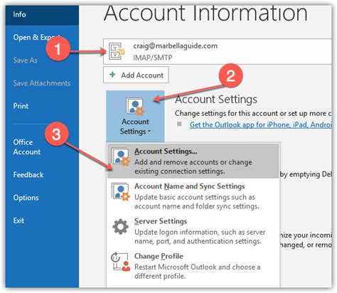 Description of Outlook Sync Methods