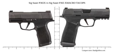 Comparison of SIG Sauer P365 Macro and P365 XL