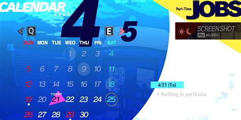 P3r Calendar FAQ Image