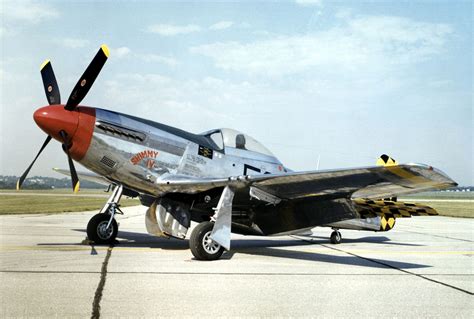 North American P-51 Mustang in flight