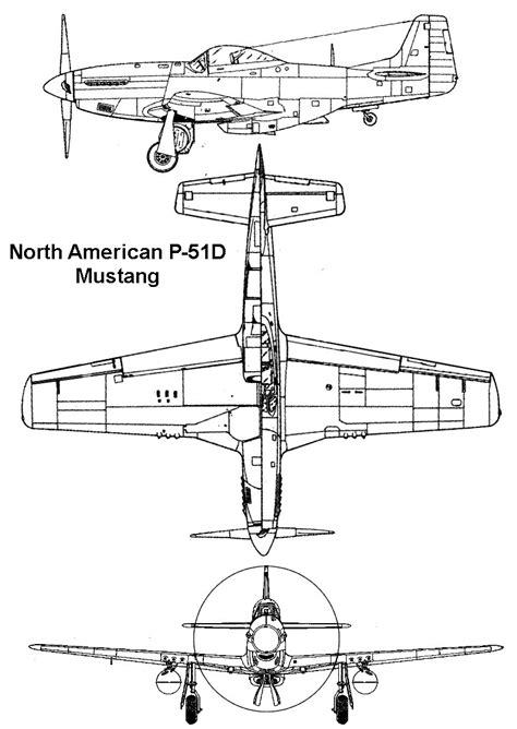 P-51D Mustang specifications