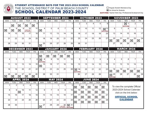 Palm Beach Schools Calendar Image 7