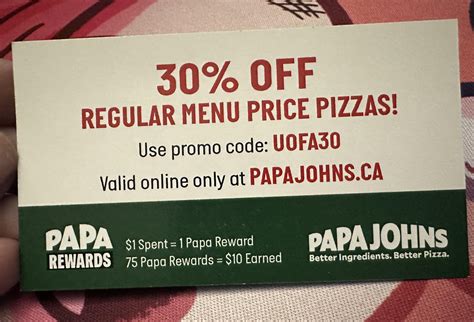 Papa John's Pi Day Deal Image 1