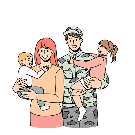 Dibujos de papá militar para colorear