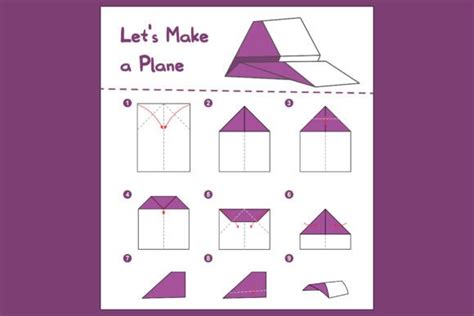 A close-up of different paper plane folding techniques