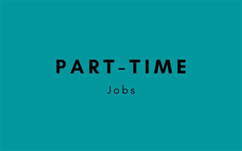 Part-time job alternatives concept