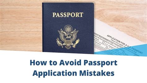 Passport Application Mistakes