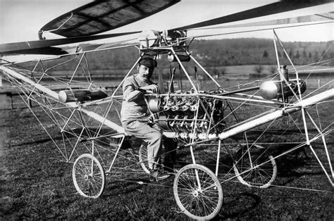 Paul Cornu's first helicopter flight