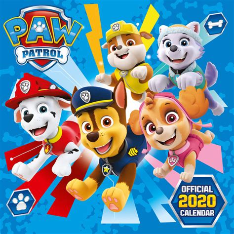 Paw Patrol community service calendar