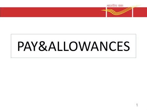 Pay Allowances