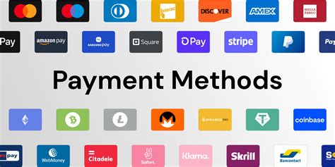 Payment Methods for Living Spaces