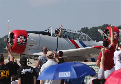 Crowd enjoying the Pease Air Show