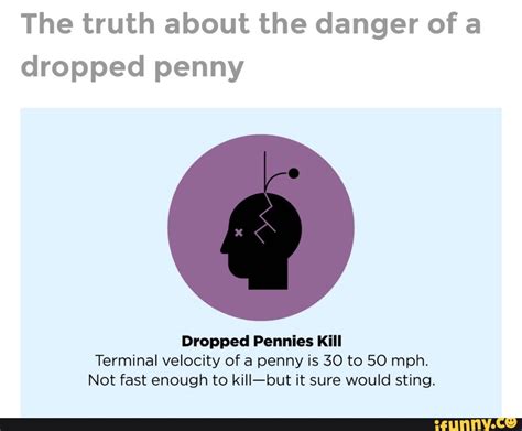 Illustration of a penny falling