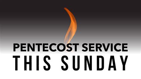 Pentecost Service