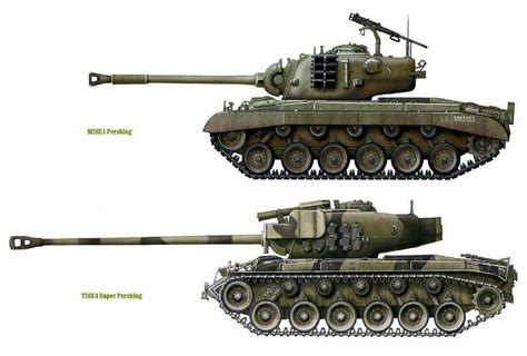 Pershing Tank Variants