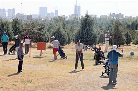 Persian golf course landscape