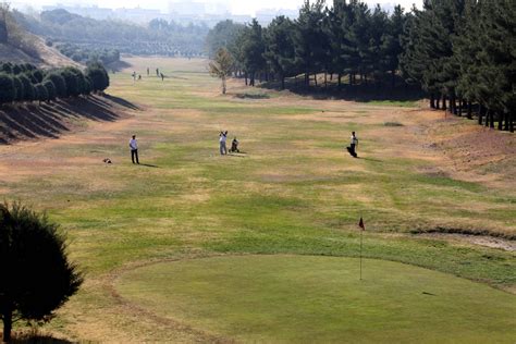 Persian golf course landscape