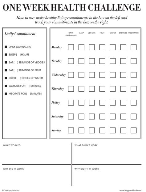 Personal Development Printables