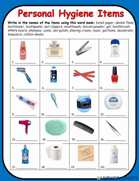 Personal Hygiene Items