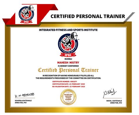 Personal Training Certification