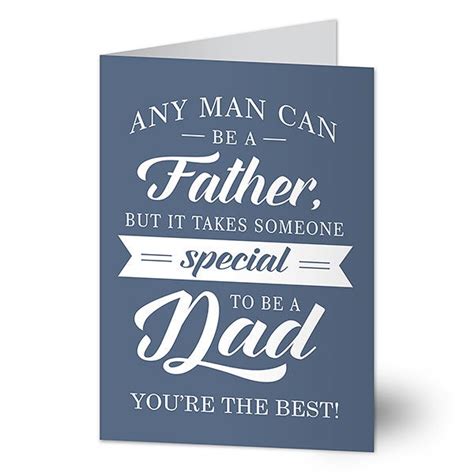 Personalized Fathers Day cards