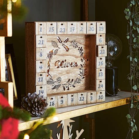 Personalized Wooden Advent Calendars