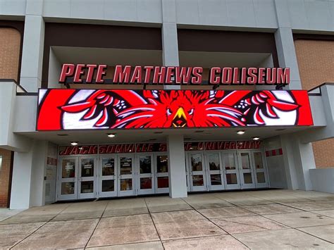 Pete Mathews Coliseum, home of the Jacksonville State Gamecocks