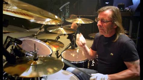 Phil Rudd Playing Drums