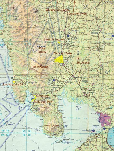 Philippine Air Force Clark Air Base Map