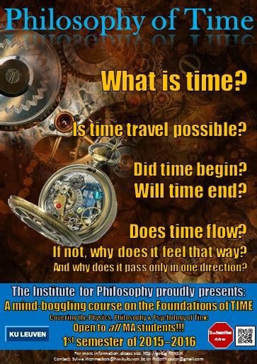 The Philosophy of Time