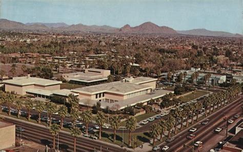 Aerial view of the Phoenix Civic Center