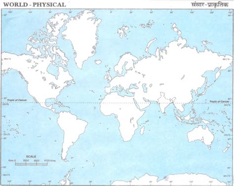 Physical Blank Map