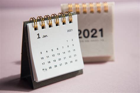 Physical calendars for decoration and planning