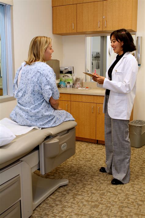 Image of a doctor discussing test results with a patient