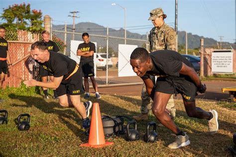 Physical training during army basic training