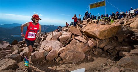 Runners running up Pike's Peak