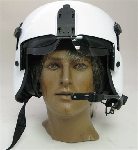 Different types of pilot helmets