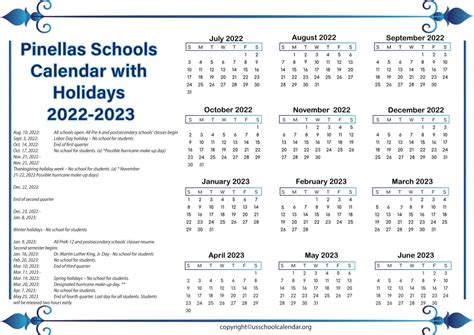 Pinellas Schools Calendar and Academic Success