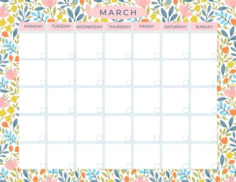 Planner calendars for daily organization