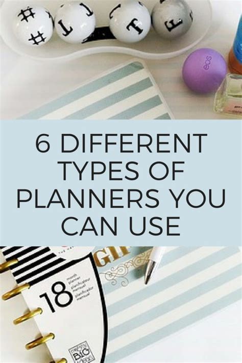 Types of planners