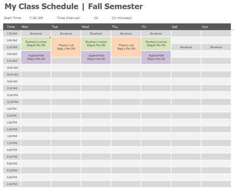 Planning Your Course Schedule