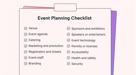 Planning Events