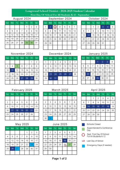 Planning with the Longwood Academic Calendar