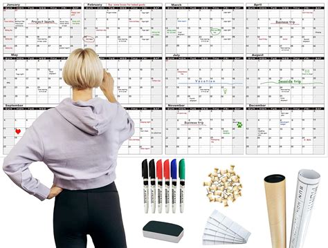 Planning with Giant Erasable Calendars