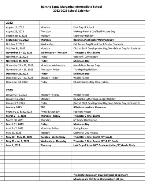 Planning with SVUSD Calendar