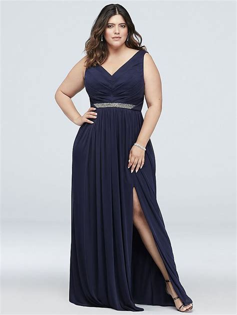 Plus-size bridesmaid dress