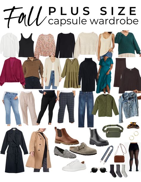 Plus size capsule wardrobe